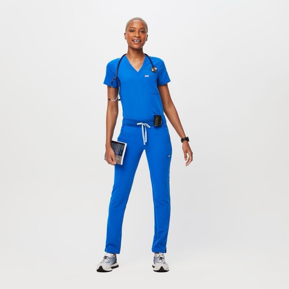 Figs High Waisted Yola Skinny Scrub Pants